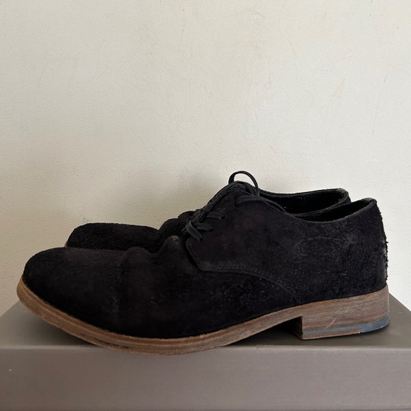 BNWOT Vintage Black AllSaints Derby Shoes US 10/UK 9/EU 43 main image 9